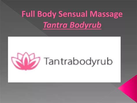 Full Body Sensual Massage Prostitute Oi